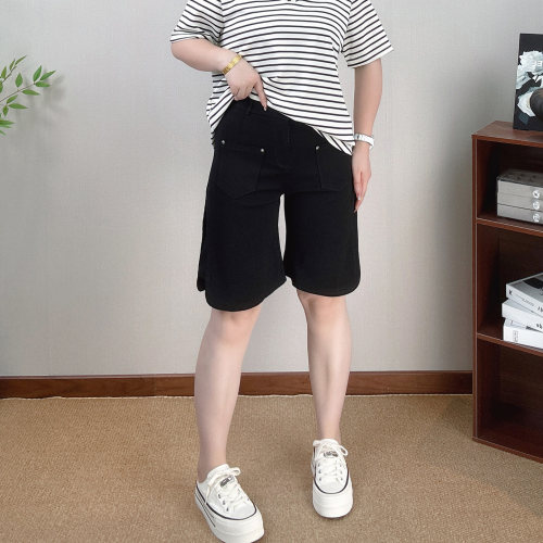 大码女夏牛仔短裤休闲显瘦五分裤