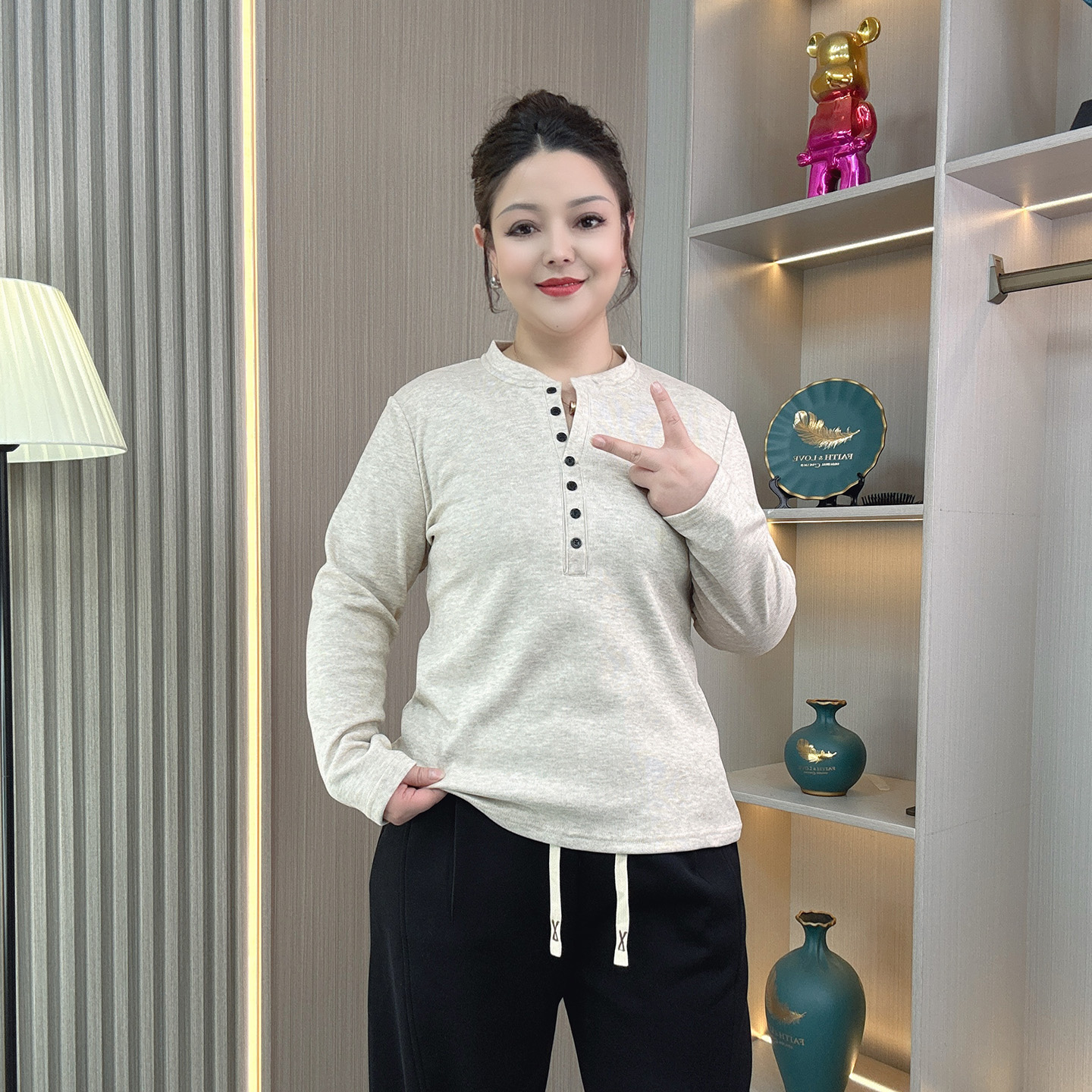 加厚保暖遮肉显瘦内搭打底衫上衣