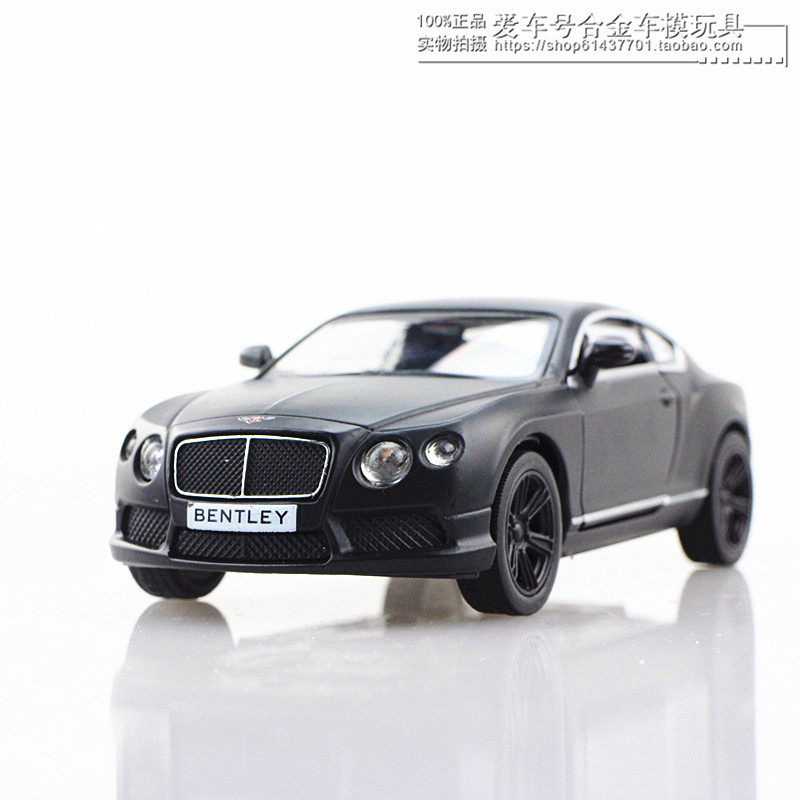 1:36 裕丰uni 宾利bentley欧陆 超级房跑车 合金回力摆设汽车模型