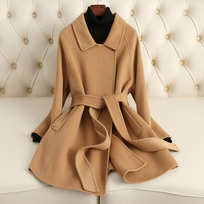 双面羊绒小个子高级感羊毛呢外套