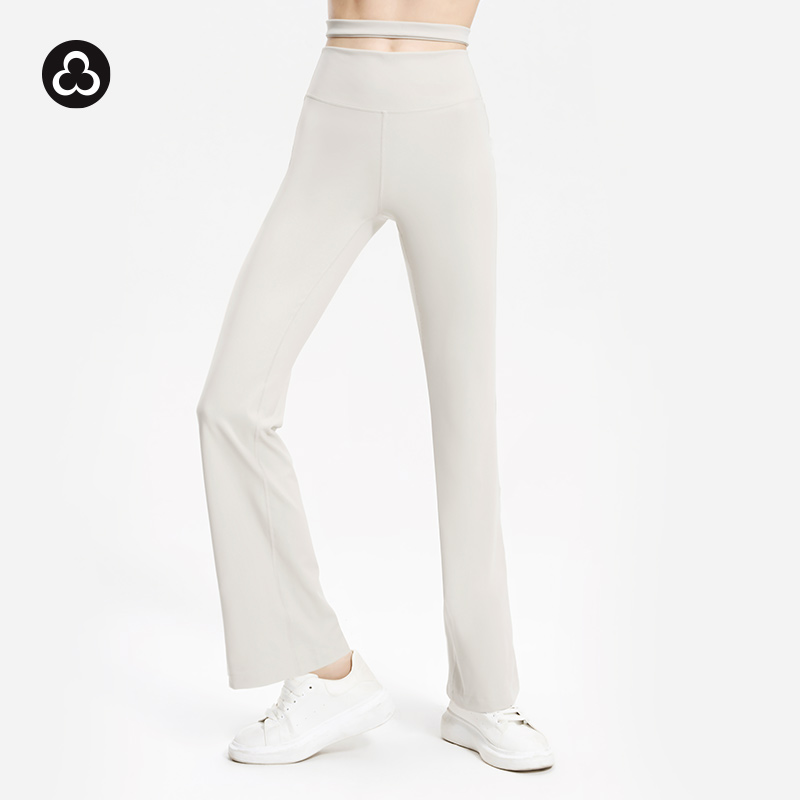 TITIKA休闲运动通勤高腰微喇叭裤