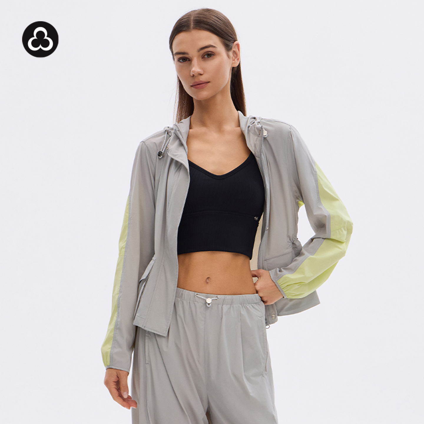 TITIKA飘飘防晒衣时尚工装外套女连帽休闲运动户外夹克