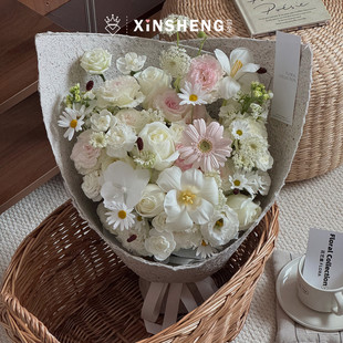 芯苼物语 资材 手工树皮渣渣纸花店鲜花束diy高质感包花纸花艺包装