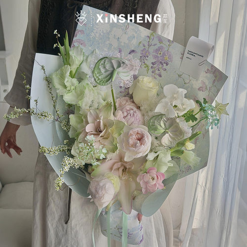 芯苼物语原创雾花时·包装纸