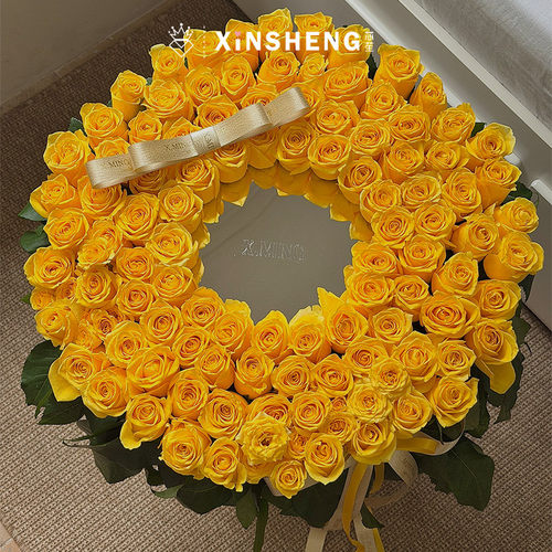 芯苼物语爱心镜子花束