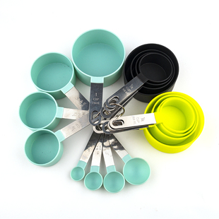 钓鱼量杯小药勺套装带刻度台钓竞技黑坑开饵小药饵料勺渔具垂钓