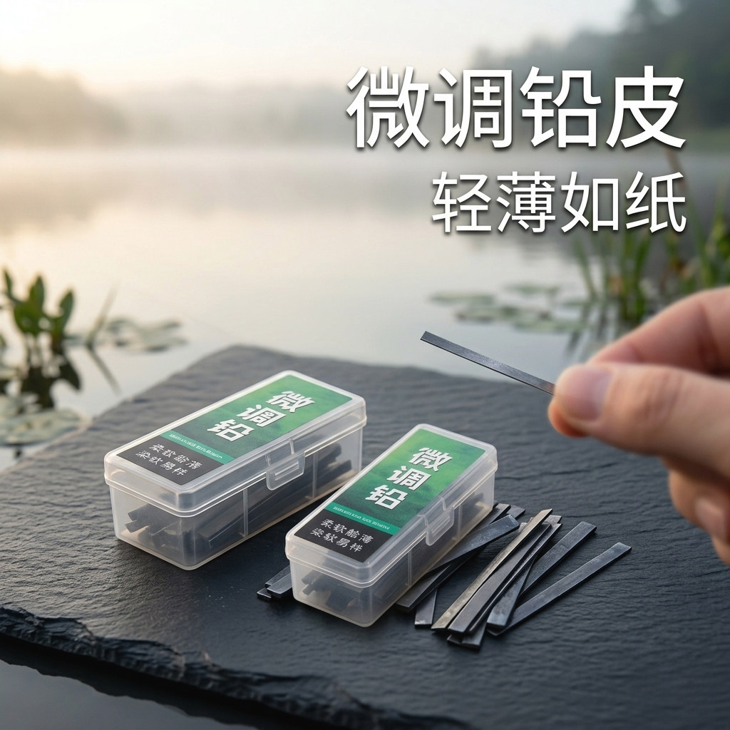 微调铅皮竞技钓鱼专用超薄超轻精准快速调漂散装黑坑铅皮配件图片