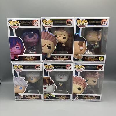 Funko POP咒术回战Jujutsu Kaisen五条悟 漏瑚 虎杖悠仁手办模型