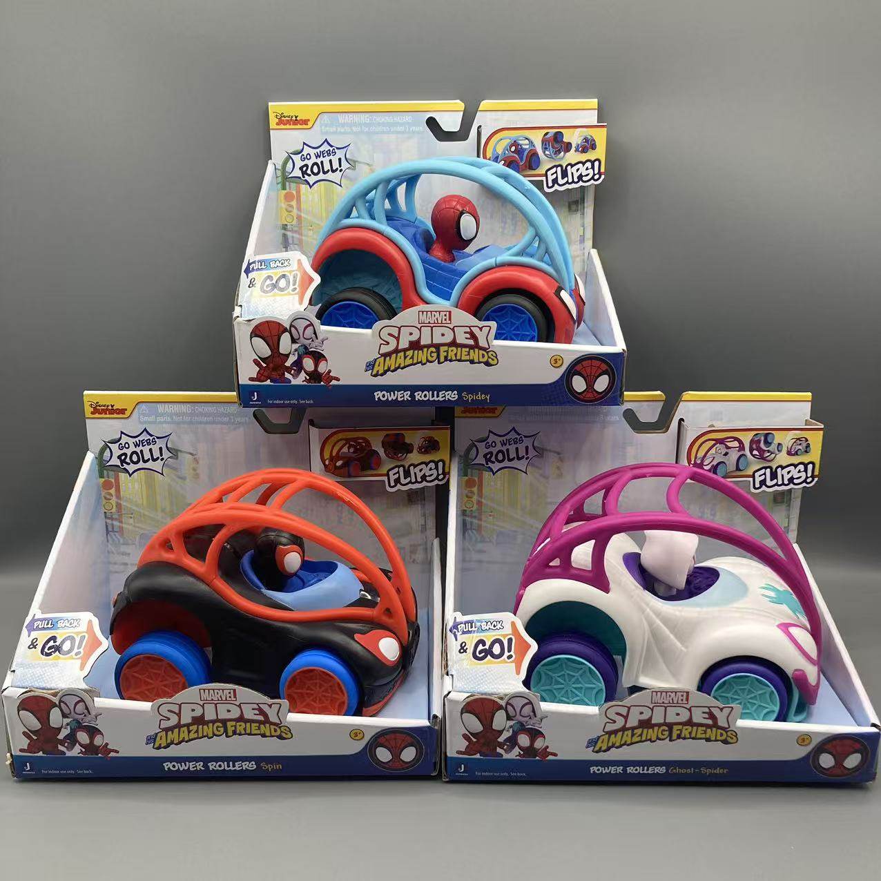 瑞华行正品 漫威蜘蛛侠 小蜘蛛和他的神奇小伙伴 惯性滑行车