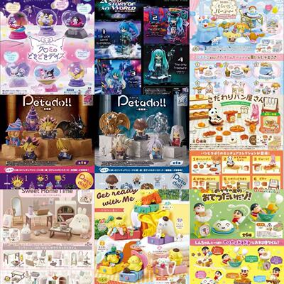 RE-MENT微缩场景摆件模型宝可梦库洛米 游戏王 蜡笔小新角落生物