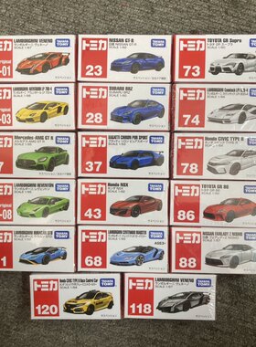 TOMY/多美卡仿真 兰博基尼 奔驰AMG布加迪斯巴鲁合金小车模型玩具