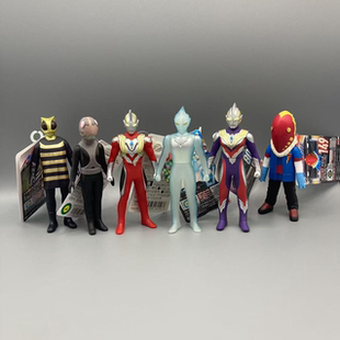 BANDAI/万代正品 特利迦亚刻奥特曼人偶美特隆星人匹忒星人 软胶