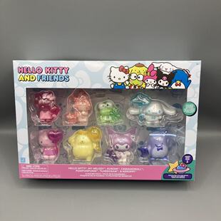 美乐蒂潮玩摆件手办模型 半透明凯蒂猫 JAZWARES正品 三丽鸥梦幻