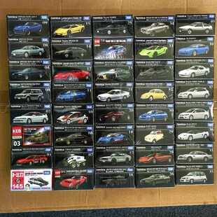 特价 TOMY多美卡黑盒1:64仿真合金车小汽车模型 兰博基尼跑车玩具