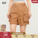 明星同款 休闲短裤 SLY春季 户外风工装 裤 038HSZ31 0081
