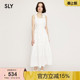 海边度假风不规则花边吊带连衣裙030ISY33 新品 2671 夏季 SLY