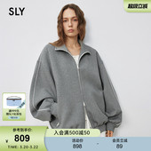 0101 运动休闲风撞色立领双拉链夹克外套038IAU80 SLY春季 新品