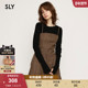 冬季 新品 法式 SLY 赫本风多穿法百褶吊带连衣裙030HAR33 5761