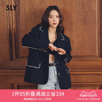 【MICHI X SLY】2024新品非正式学院风宽松西装外套030HSA01-0020