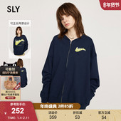 SLY 2501 原宿街头风双层印花圆领卫衣030HAY90 冬季 新品
