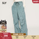 24冬季 宽松休闲裤 新品 SLY 抽绳褶皱尼龙工装 裤 女030HSY31 0190