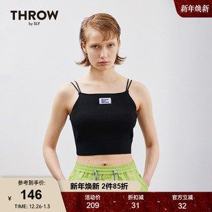 刺绣贴布针织小吊带030HS001 春季 SLY 0941 THROW系列