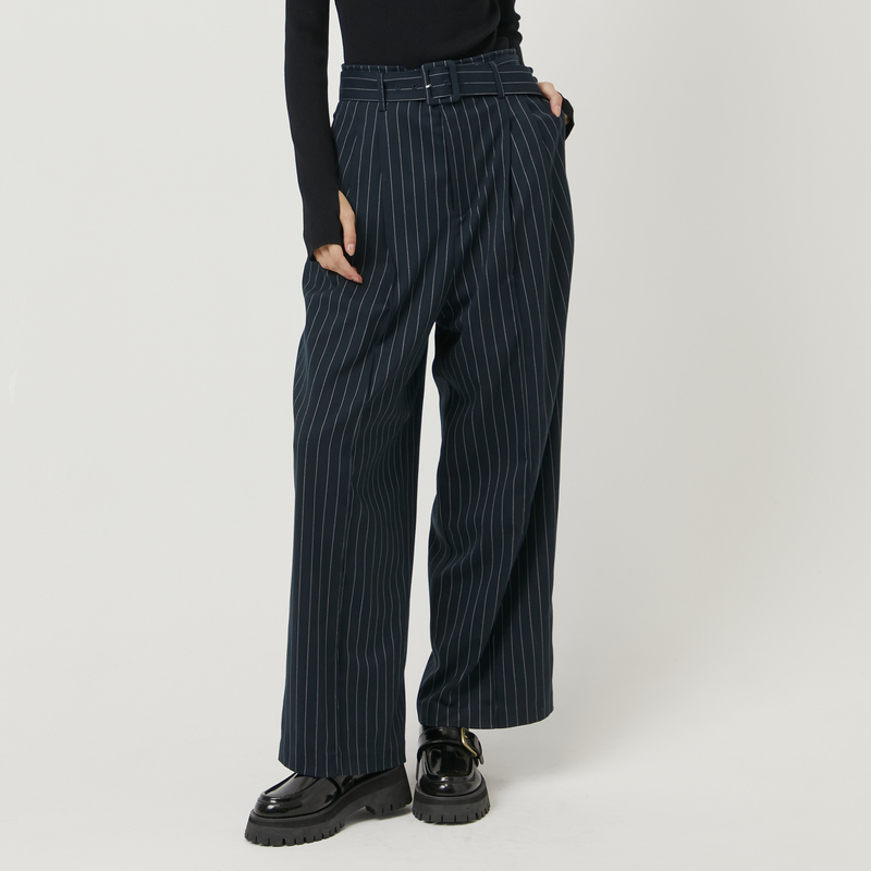 【新品试用】SLY冬季新品日系风垂感阔腿西装裤休闲裤女