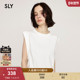 SLY夏季 3271 休闲针织背心030ISR80 新品 简约纯色坎肩圆领无袖