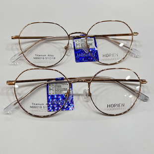 2025年海俪恩眼镜框女款 超轻钛架眼镜架素颜神器镜框男N66019