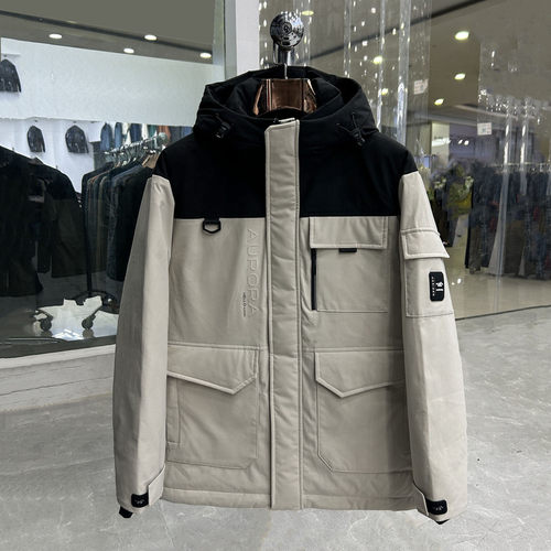 【H家】原988+！牛货！95白鸭绒！正品撤柜剪标男连帽羽绒服103J
