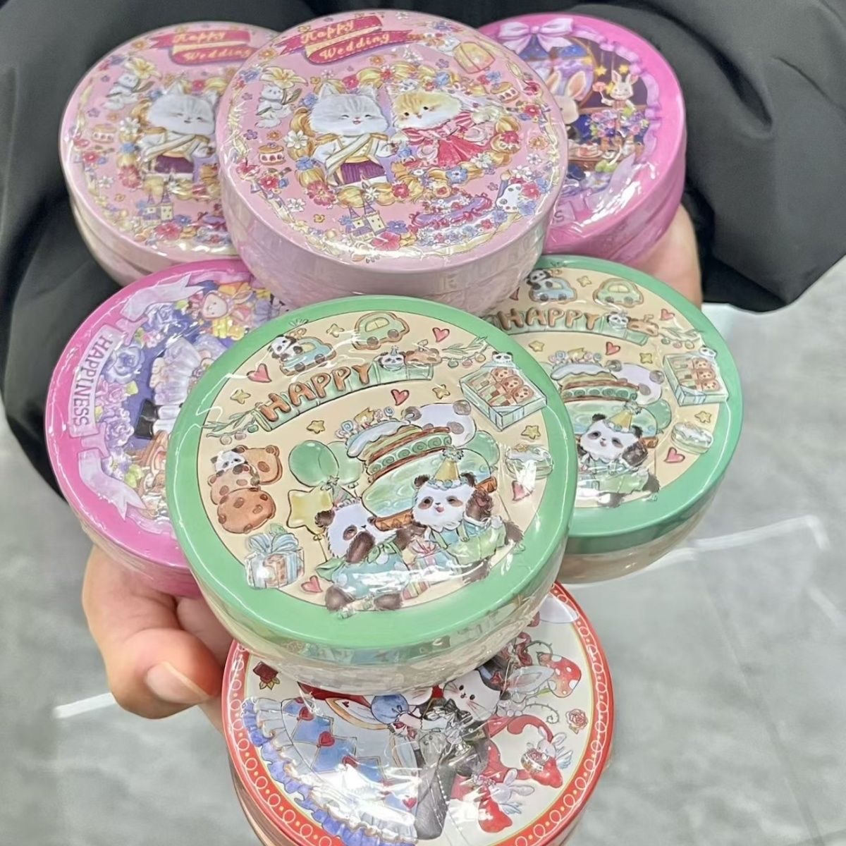 可爱铁盒装梨膏糖纯手工梨膏糖送男友送女友爆款润糖