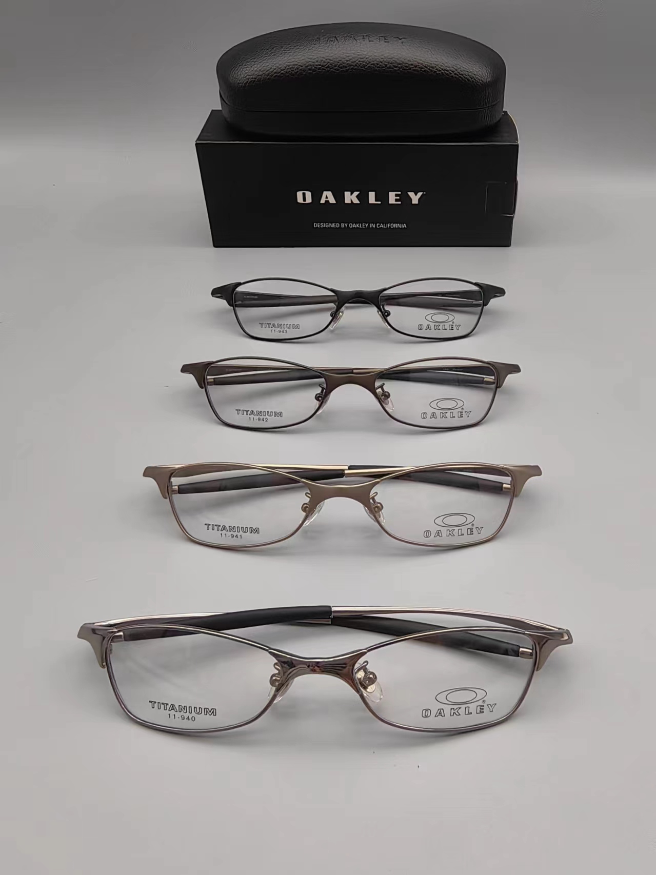 Ti Wiretap钛金属光学镜框架钛合金商务运动休闲男全框宽脸大头镜