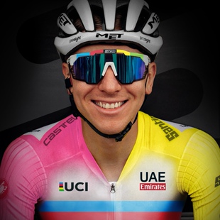 彩虹衫塔代伊·波加查同款骑行眼镜户外运动防风紫外线男女墨镜