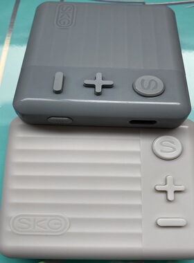 SKG W7尊贵版腰部按摩仪控制盒腰带盒子浅灰色配件电池