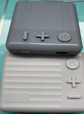 SKG W7尊贵版腰部按摩仪控制盒腰带盒子浅灰色配件电池