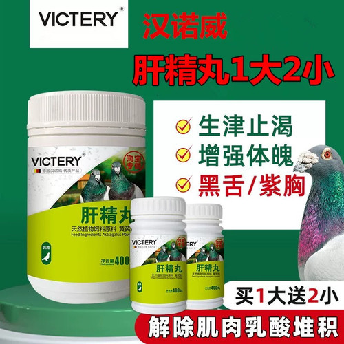 汉诺威肝精丸买一送两小信鸽用品赛鸽肝精种鸽幼鸽调理保健