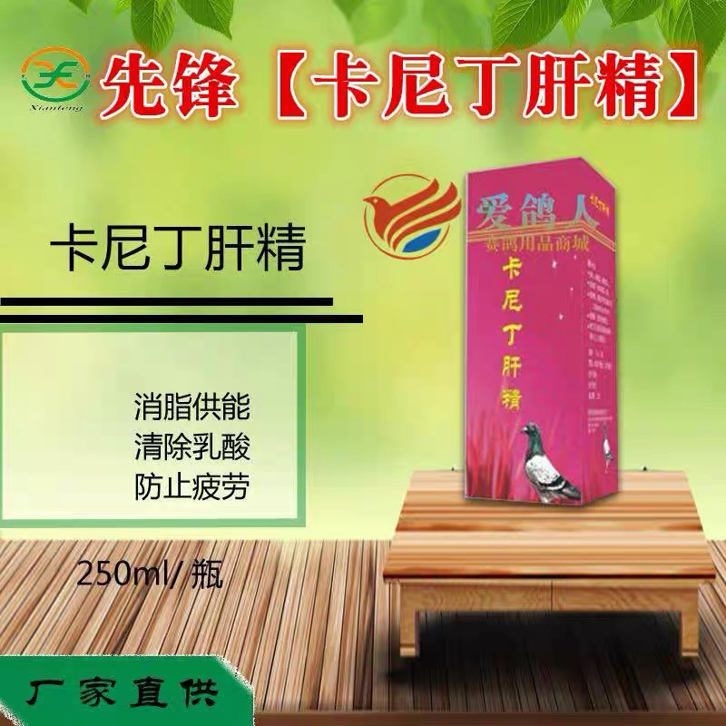 先锋鸽药卡尼丁肝精保肝护肾250ml鸽子药强肝解毒赛鸽信鸽鸽用品