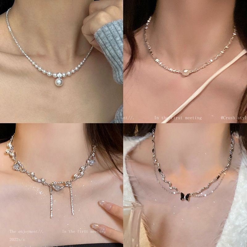 其它珍珠锁骨链女轻奢项链高级感