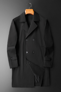 2023春款男士风衣外套西服领中长款 8661-1/p225图片