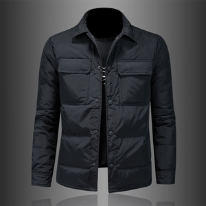 2025衬衫90白鸭绒羽绒服冬装男加厚羽绒88030/p285长期货368,男装羽绒服,钱塘7038(原5007）