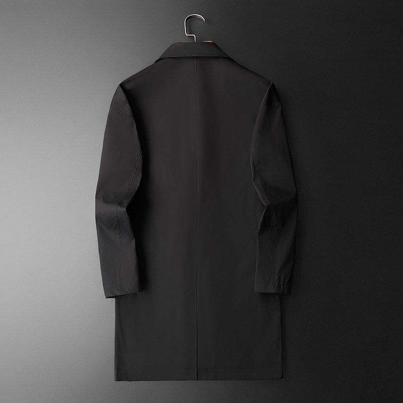2023春款男士风衣外套西服领中长款8661-1/p225,男装风衣,钱塘7038(原5007）