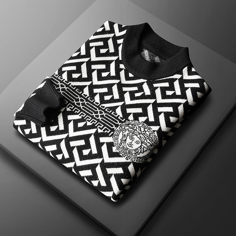 2023冬款男士圆领毛衣加厚羊毛衫针织衫打底衫7729/p135190，男装针织衫/毛衣，钱塘7038(原5007）