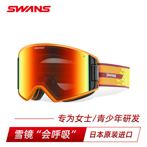 SWANS雪镜 26/27新品 领航OUTBACK COMPACT 开窗超防雾6437