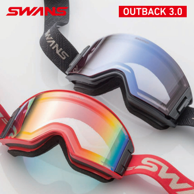 SWANS雪镜 25/26雪季新品 OUTBACK 3.0系列柱面开窗调光款