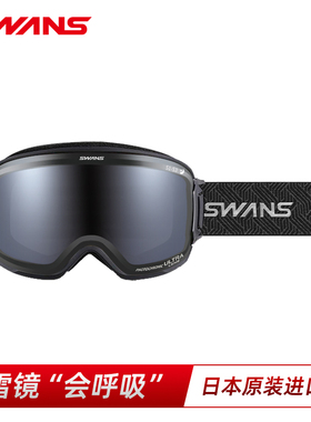 SWANS超高清滑雪镜可开窗2倍除雾自动调光球面镜25/26新款RGL9447