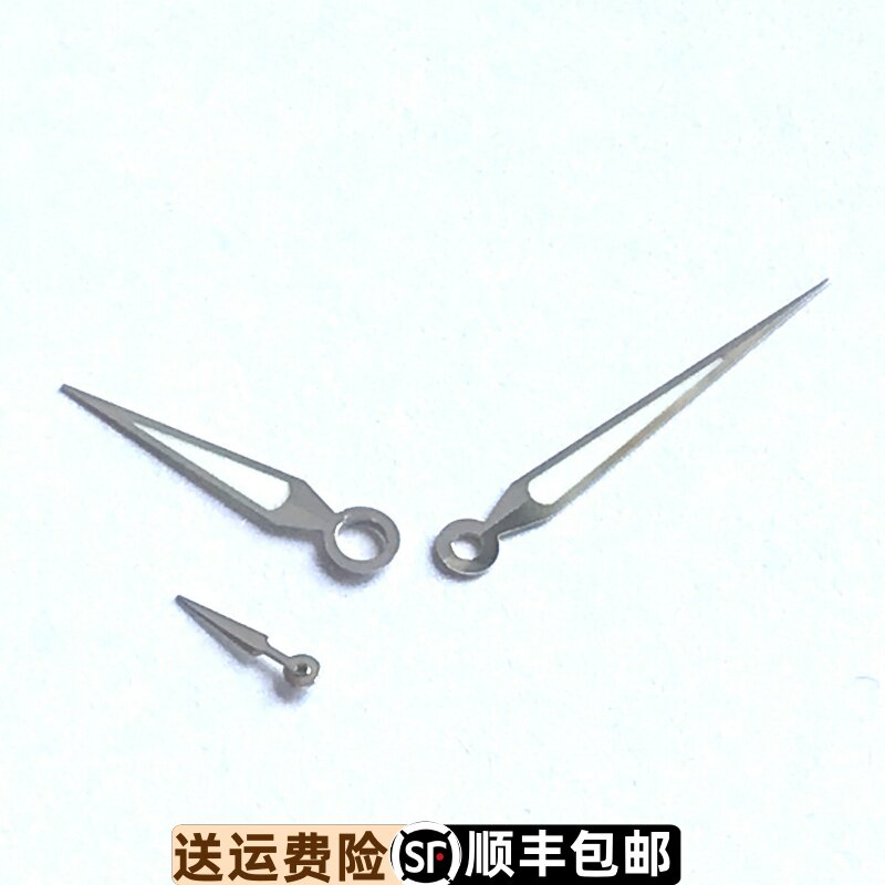 天王表GS5962原装手表指针银色皮带金色时分秒针计时针四针5962