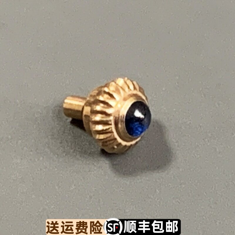 罗西尼表116418原装正品镶钻蓝宝石防水把头精钢女表把的女式表冠