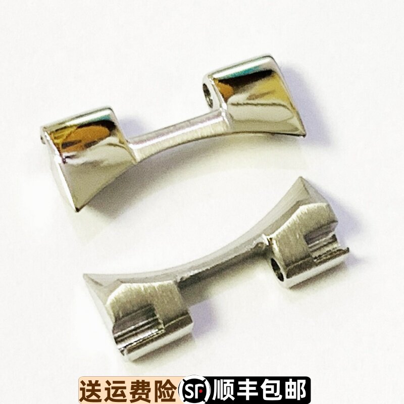 罗西尼5578原装正品5577表耳实心精钢表带弧形接口原厂护耳头女款