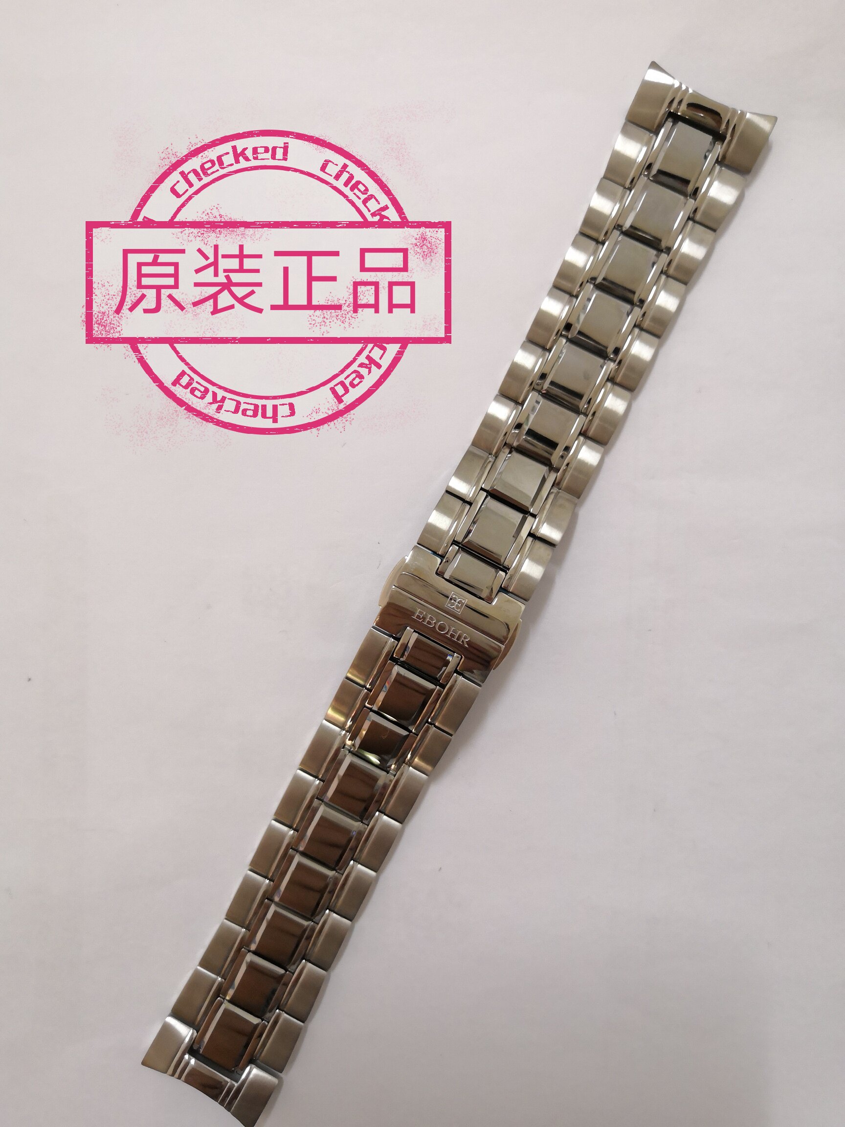 依波表10490419男款机械手表表带原装正品不锈钢间钨钢1049皮带