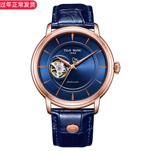 天王表5941恒隽系列男表机械表动能显示镂空男士手表礼物GS5941P
